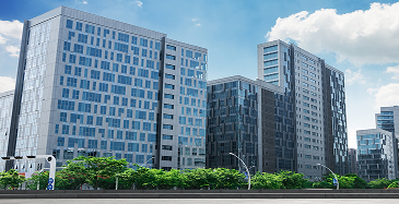 Commercial building exterior